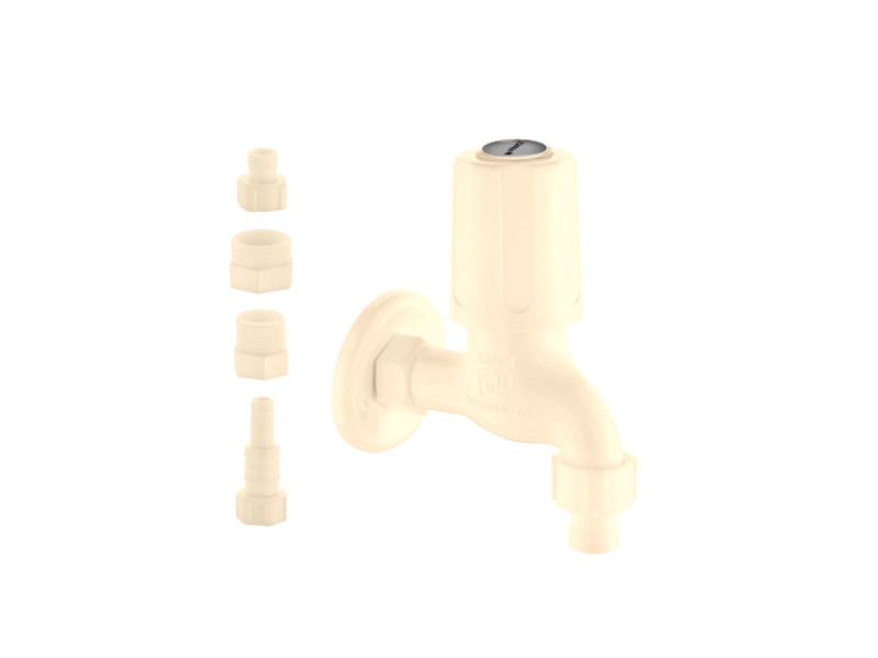 Nozzle Bib Cock Short With Flange